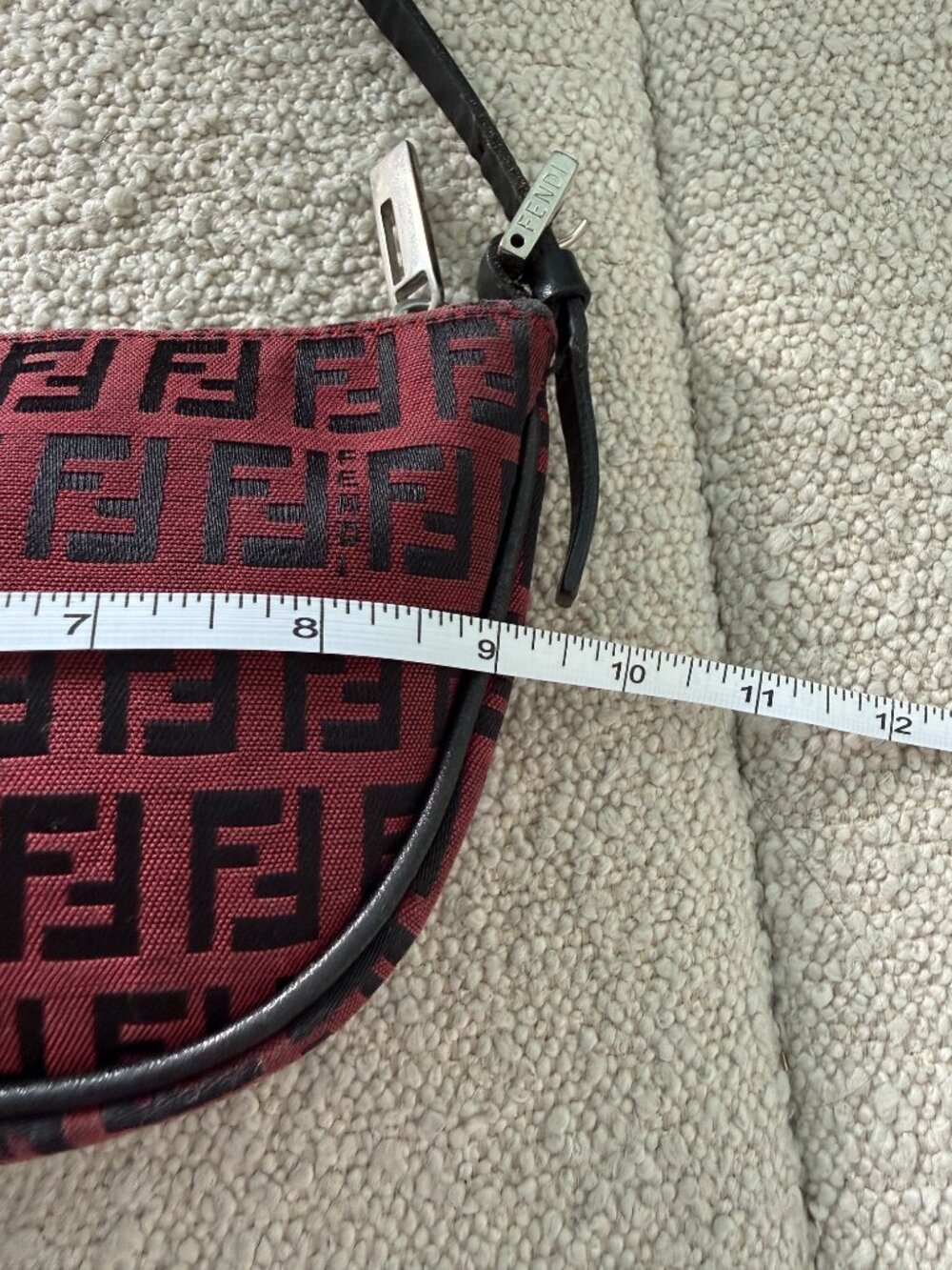 Rare FENDI Zucchino Pochette - Picture 8 of 9
